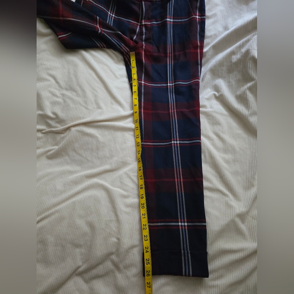 Tommy Hilfiger Set Women's Plaid Blazer Sz 2 + Pants Sz 6 Nwot - Picture 13 of 16